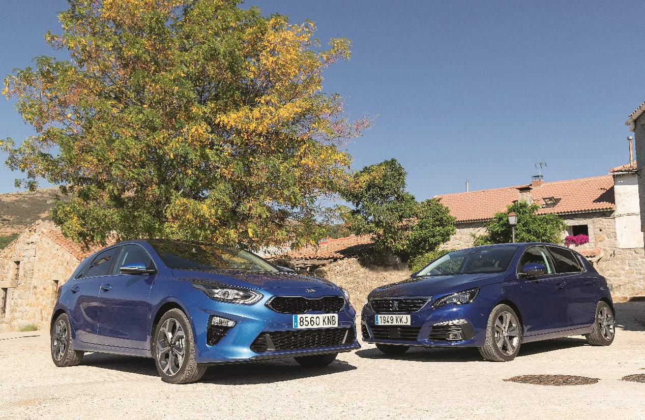 Comparativa Diesel: Kia Ceed 1.6 CRDi vs Peugeot 308 1.5 BlueHDI