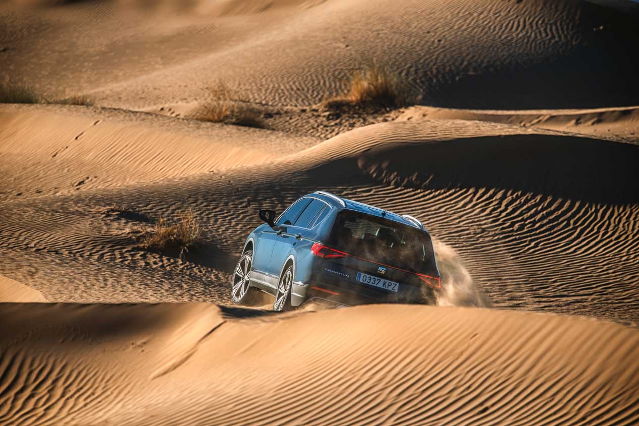 Probamos el Seat Tarraco 4Drive por las dunas de Marruecos