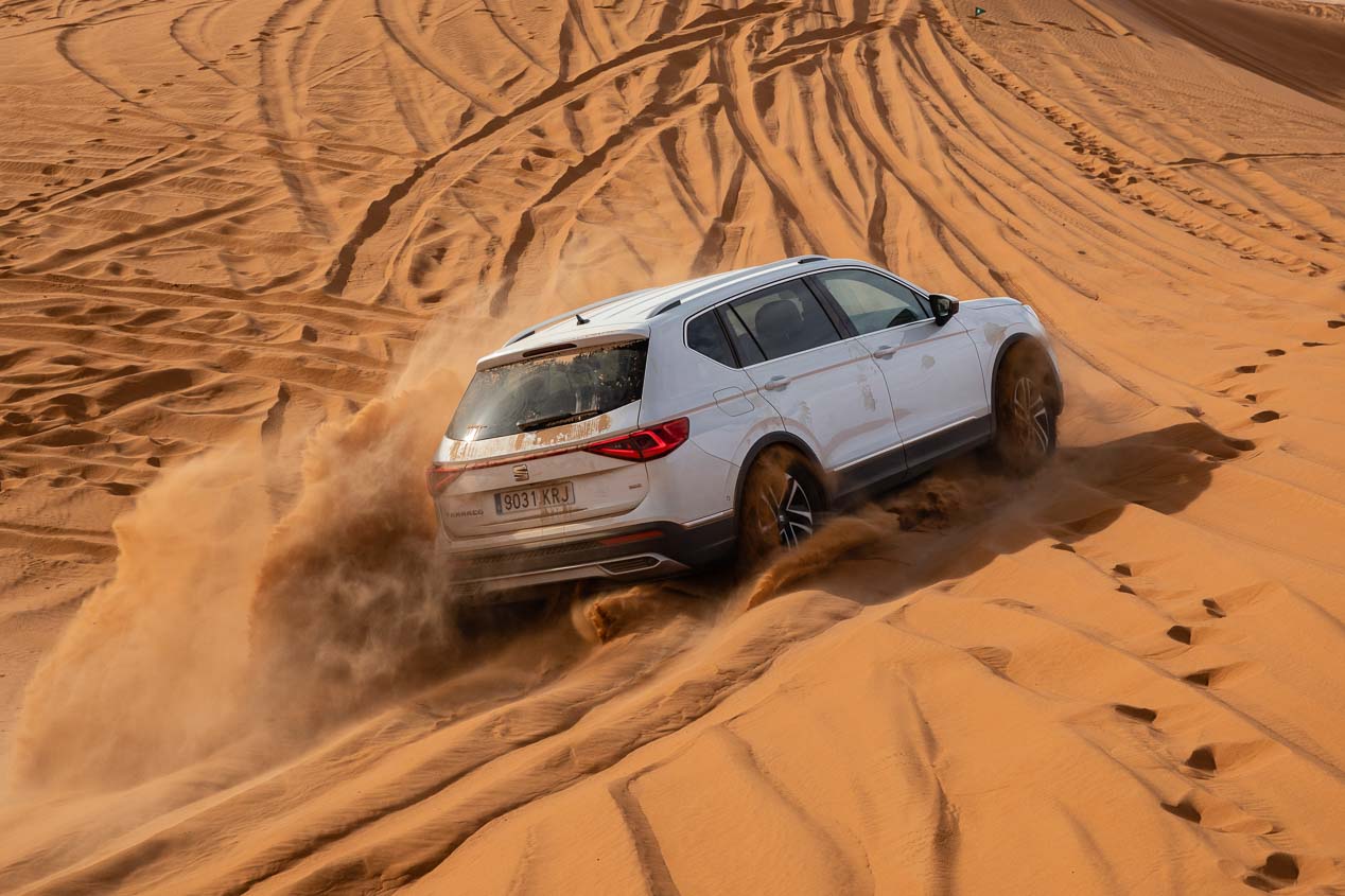 Probamos el Seat Tarraco 4Drive por las dunas de Marruecos