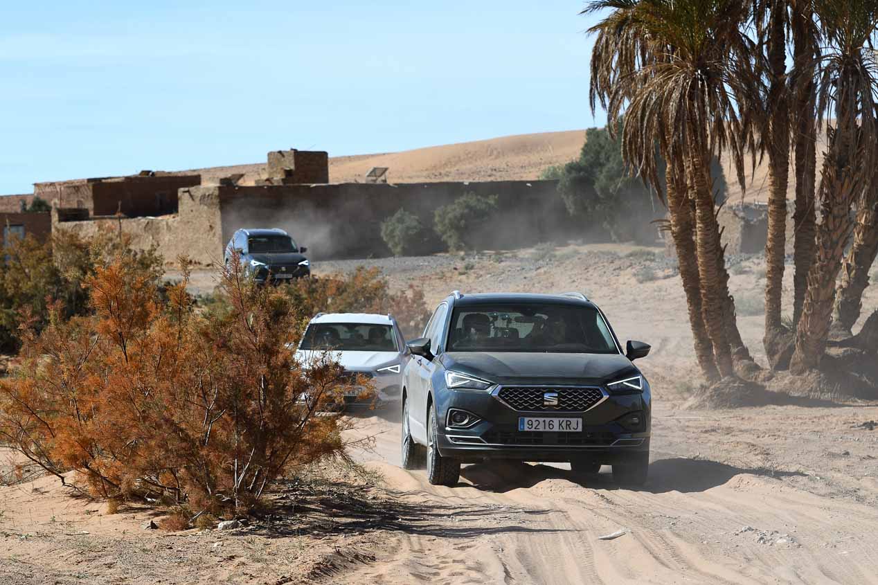 Probamos el Seat Tarraco 4Drive por las dunas de Marruecos