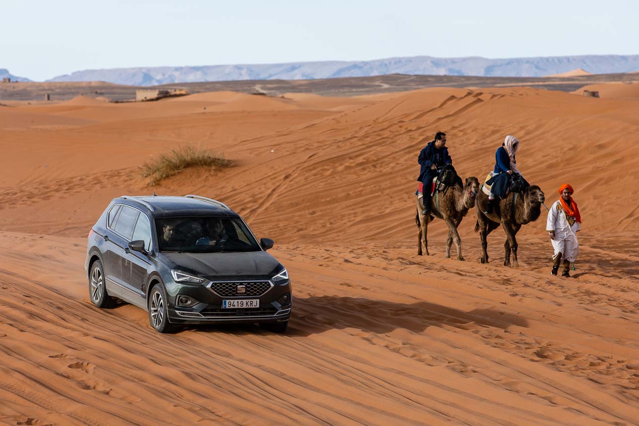 Probamos el Seat Tarraco 4Drive por las dunas de Marruecos