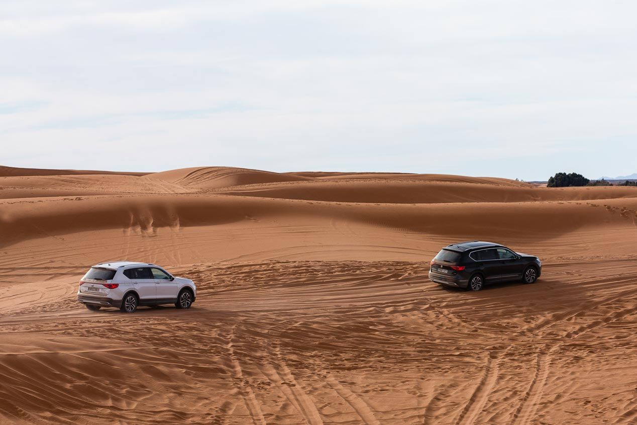 Probamos el Seat Tarraco 4Drive por las dunas de Marruecos