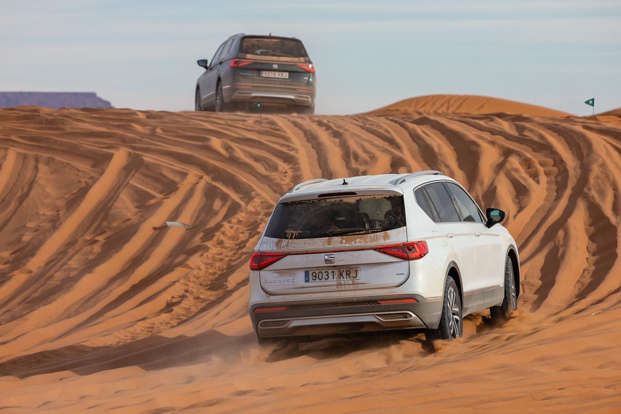 Probamos el Seat Tarraco 4Drive por las dunas de Marruecos