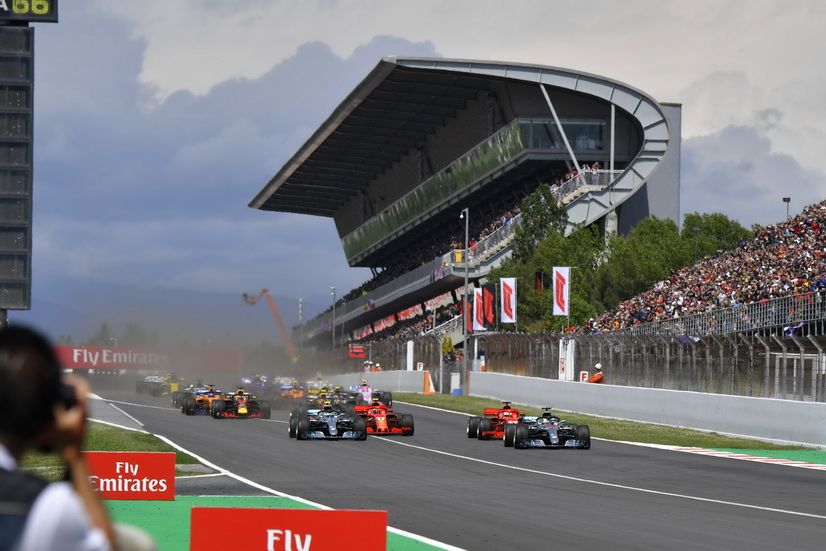 El Circuit de Barcelona-Catalunya el año pasado durante la salida de la carrera