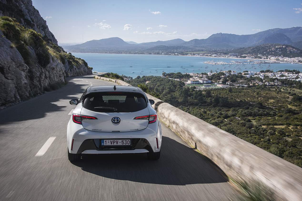 A prueba el nuevo Toyota Corolla Hybrid 2019, las mejores fotos