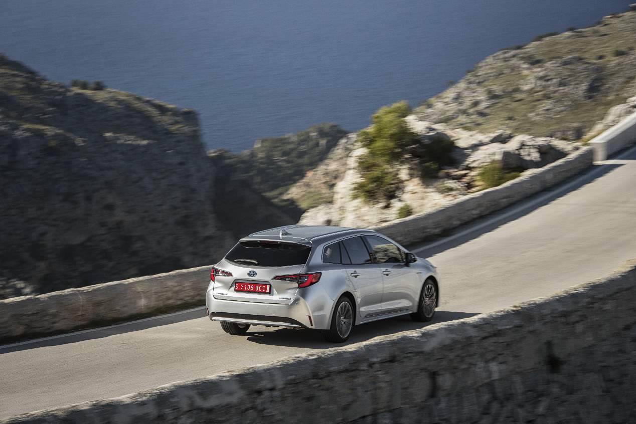 A prueba el nuevo Toyota Corolla Hybrid 2019, las mejores fotos