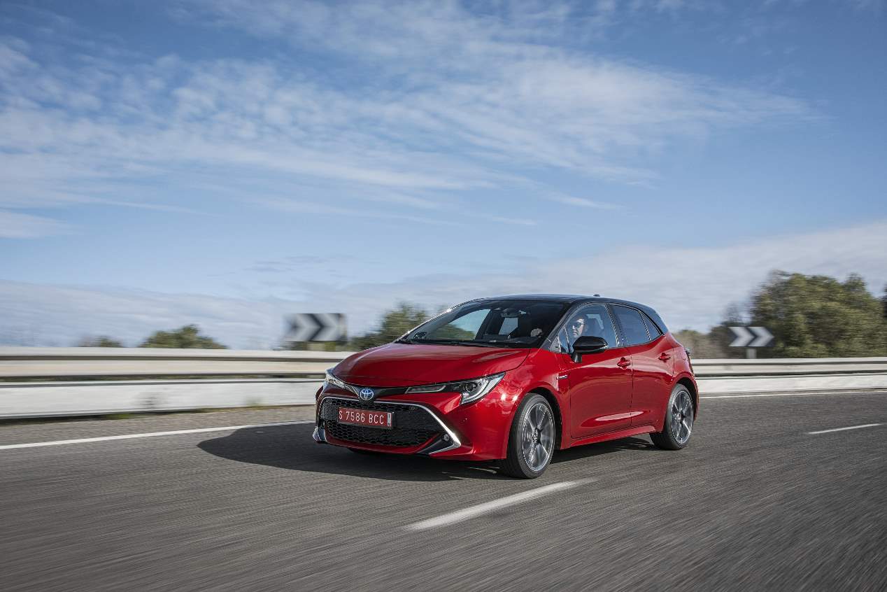 A prueba el nuevo Toyota Corolla Hybrid 2019, las mejores fotos