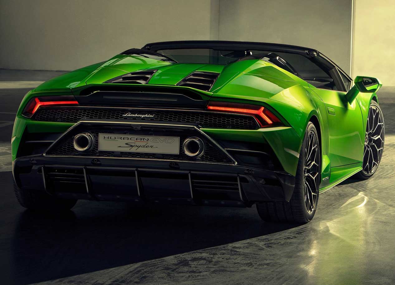 Descapotable a más de 300 km/h, así es el Lamborghini Huracan Evo Spyder