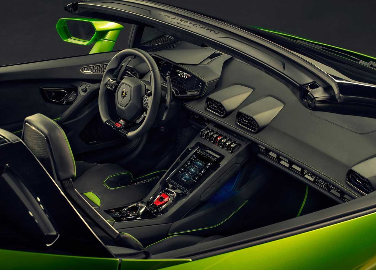 Descapotable a más de 300 km/h, así es el Lamborghini Huracan Evo Spyder