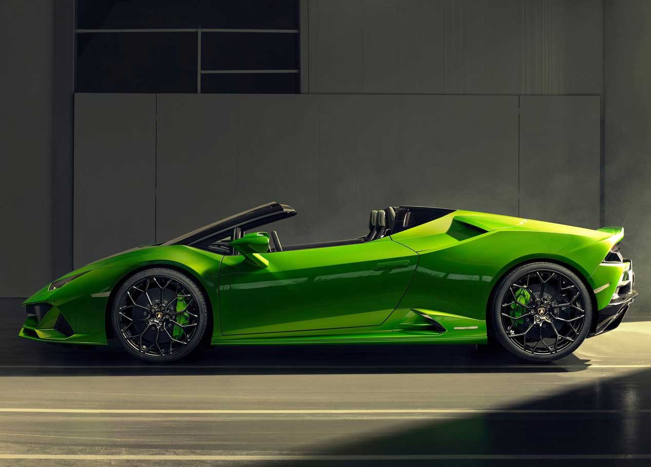 Descapotable a más de 300 km/h, así es el Lamborghini Huracan Evo Spyder