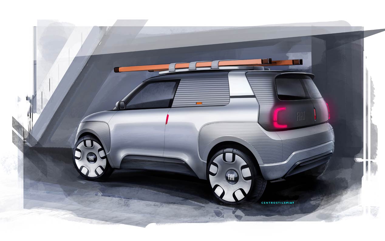 Fiat Concept Centoventi, un pequeño eléctrico modulable
