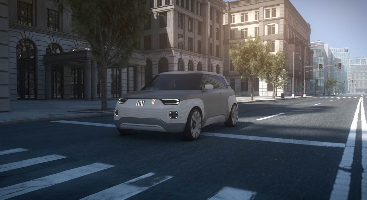 Fiat Concept Centoventi, un pequeño eléctrico modulable