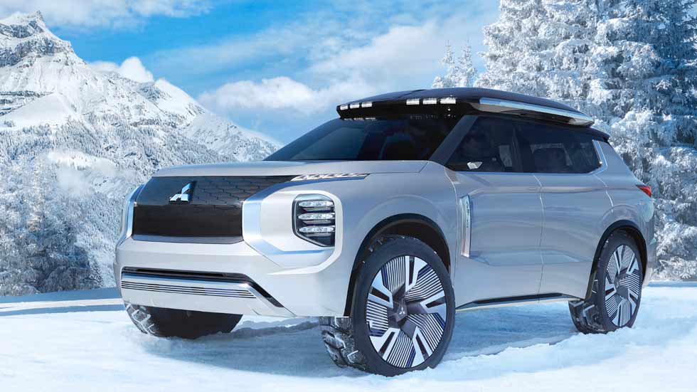 Mitsubishi Engelberg Tourer: SUV híbrido enchufable y ¡suministra electricidad al hogar!