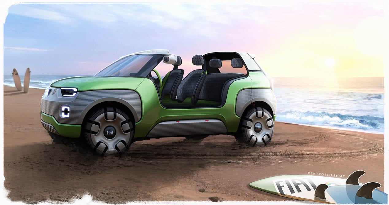 Fiat Concept Centoventi, un pequeño eléctrico modulable