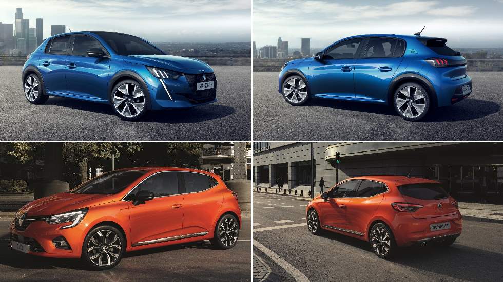 Peugeot 208 y Renault Clio 2019: duelo en VÍDEO entre los nuevos utilitarios