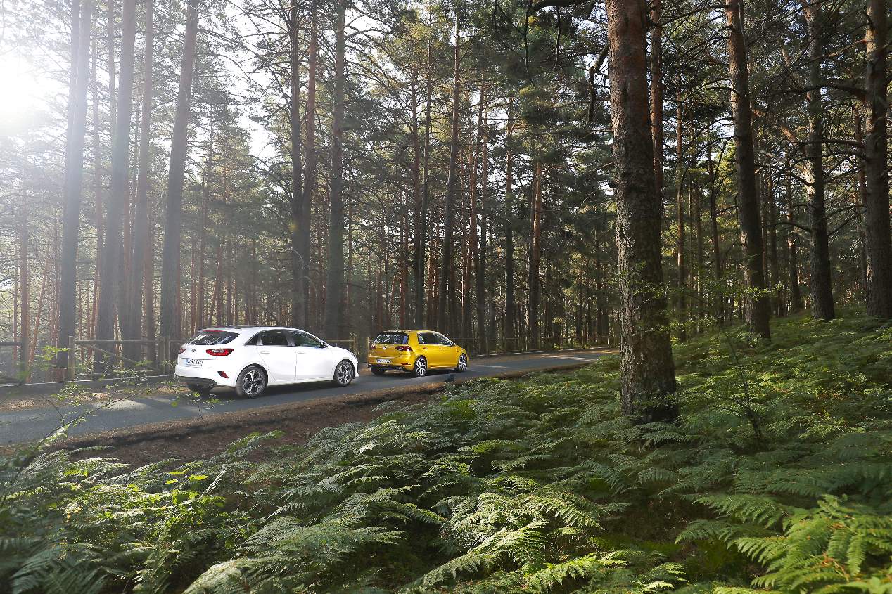 Comparativa Kia Ceed 1.4 T-GDi vs VW Golf 1.5 TSi