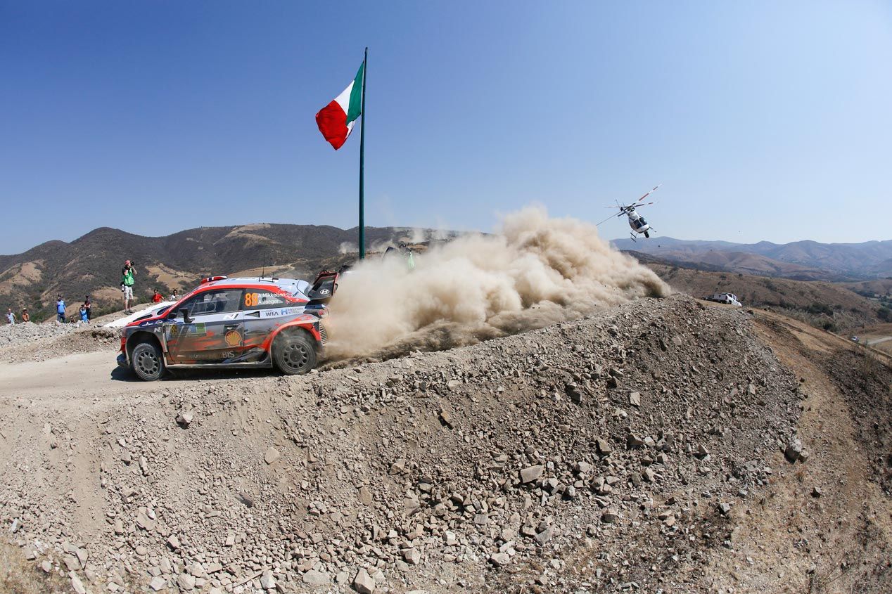 Las mejores imágenes de Hyundai en el Rally de México 2019
