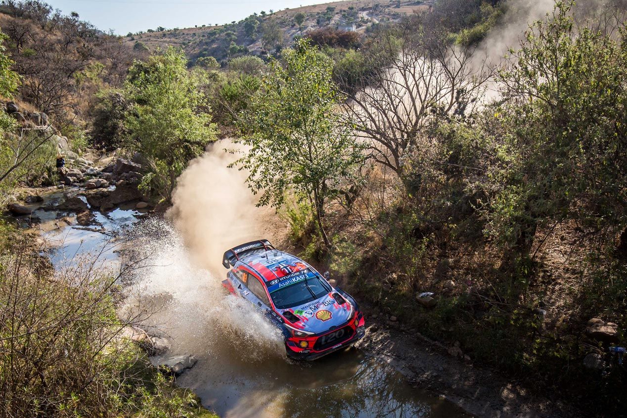 Las mejores imágenes de Hyundai en el Rally de México 2019