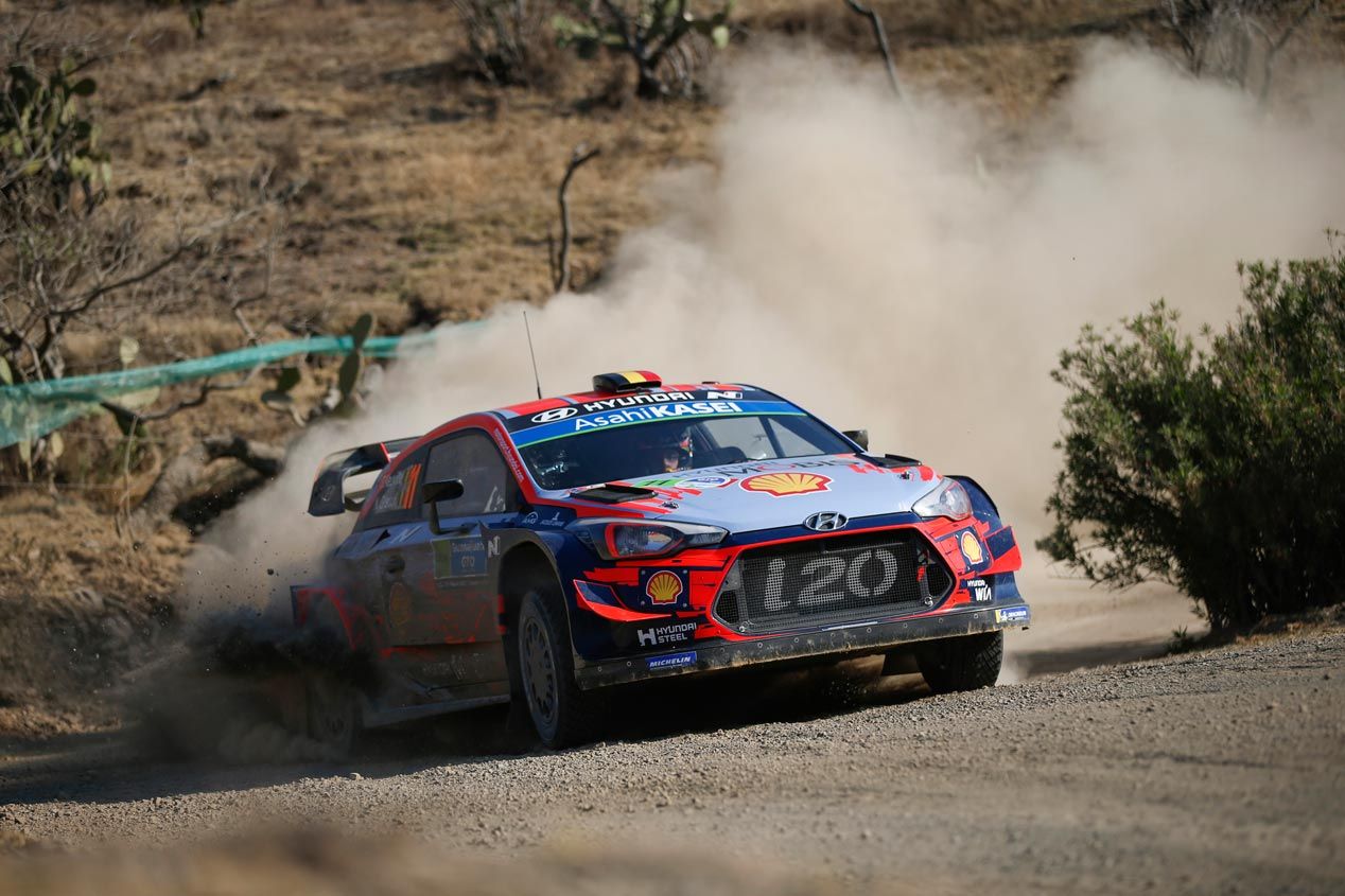 Las mejores imágenes de Hyundai en el Rally de México 2019