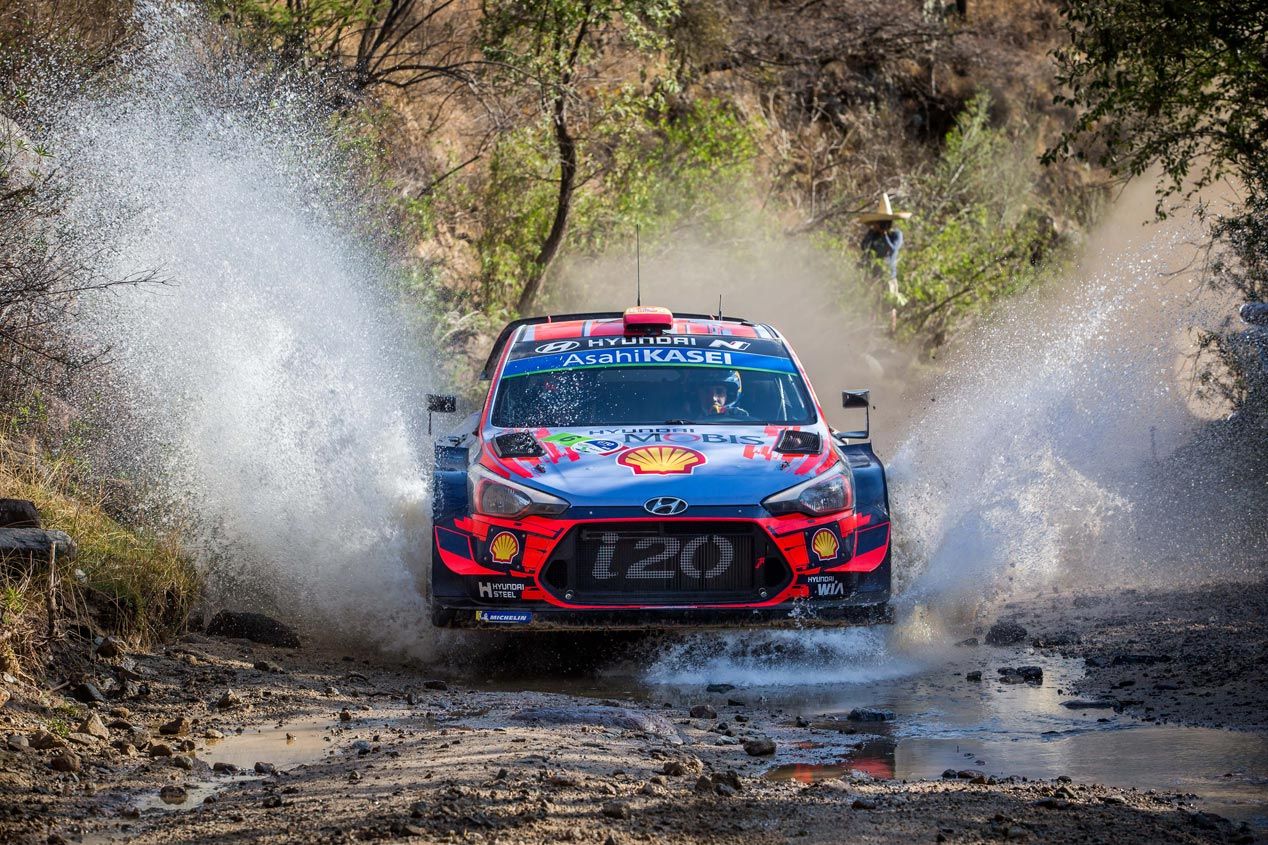 Las mejores imágenes de Hyundai en el Rally de México 2019