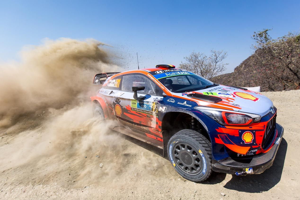 Las mejores imágenes de Hyundai en el Rally de México 2019