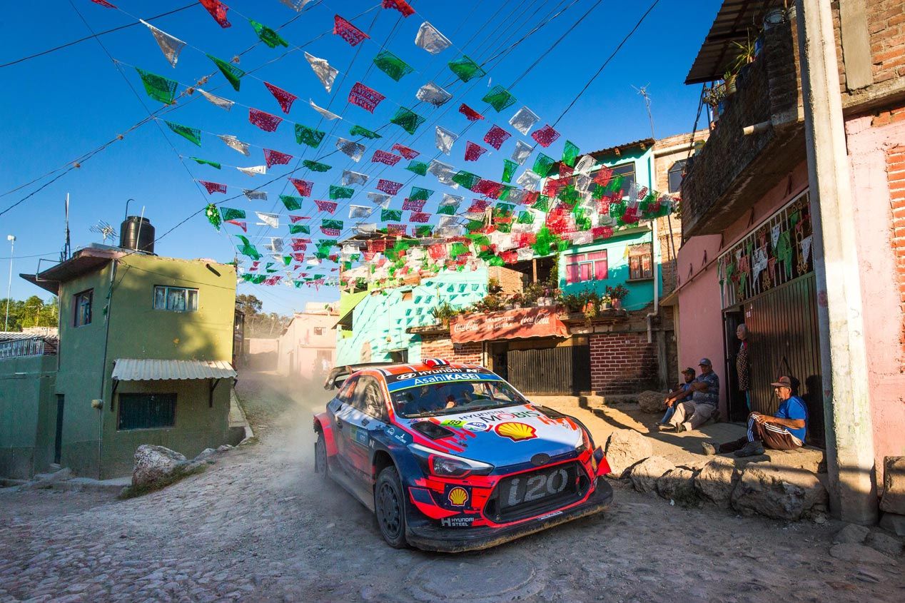 Las mejores imágenes de Hyundai en el Rally de México 2019
