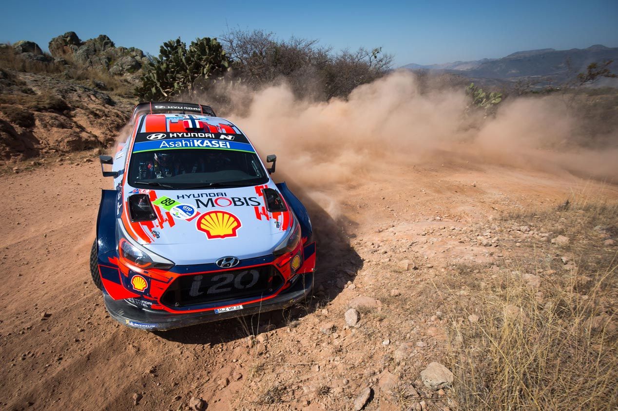 Las mejores imágenes de Hyundai en el Rally de México 2019