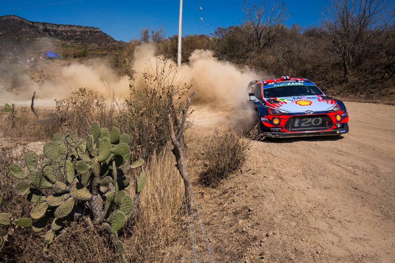 Las mejores imágenes de Hyundai en el Rally de México 2019