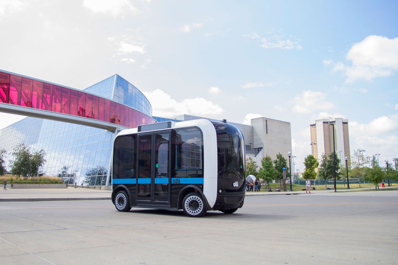 Así es Olli, el coche autónomo con tecnología de Goodyear
