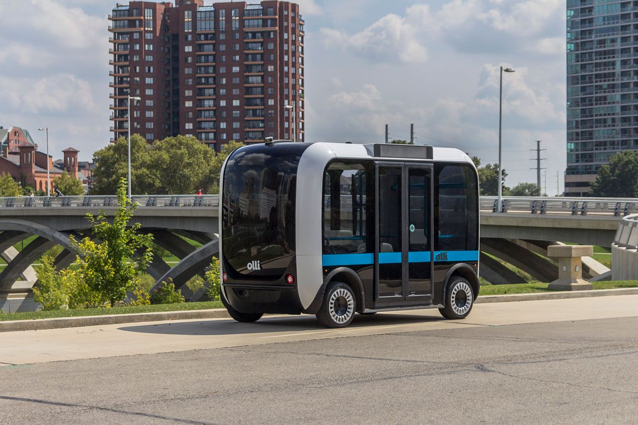Así es Olli, el coche autónomo con tecnología de Goodyear