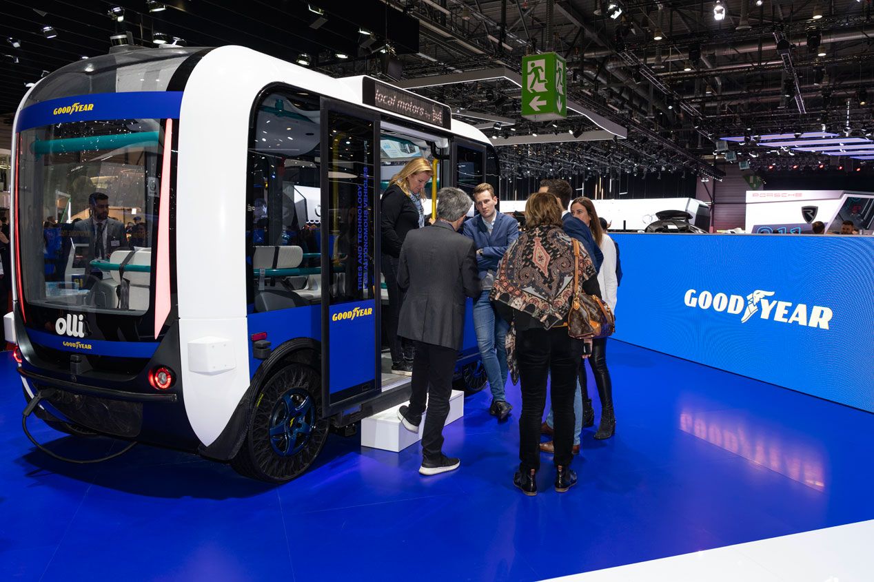 Así es Olli, el coche autónomo con tecnología de Goodyear