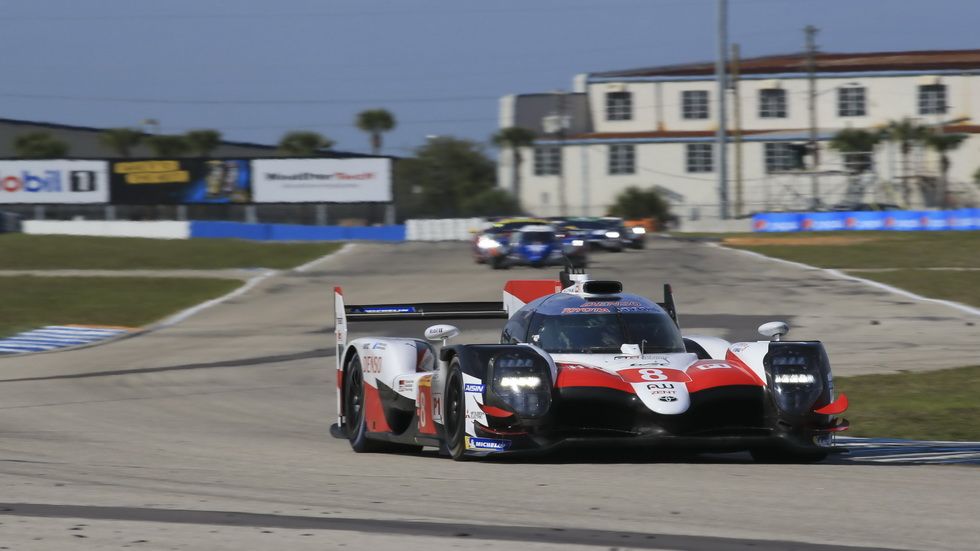 Alonso en su Toyota en las 1.000 Millas de Sebring