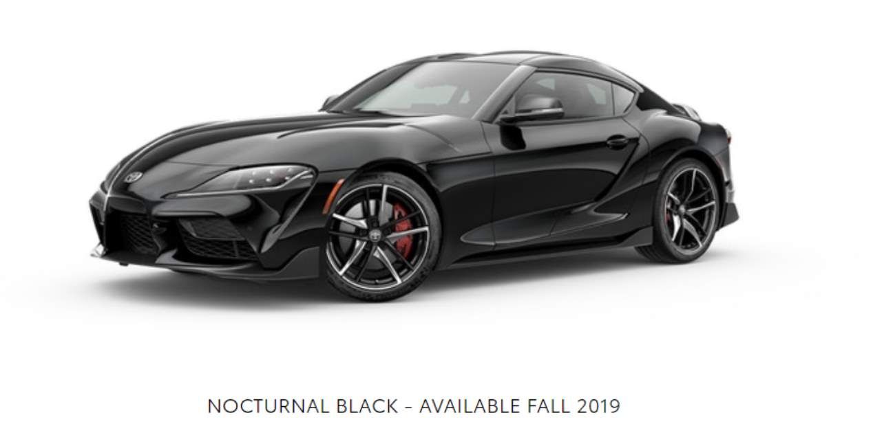 El Toyota Supra 2019 y sus colores