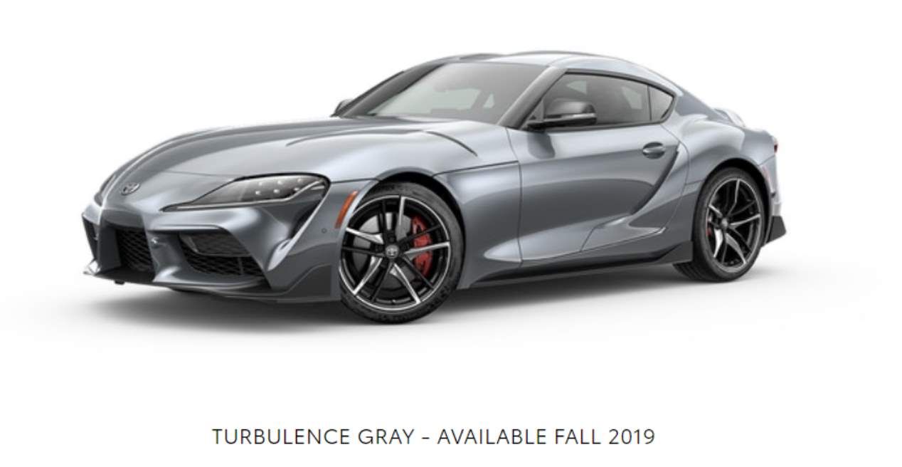 El Toyota Supra 2019 y sus colores