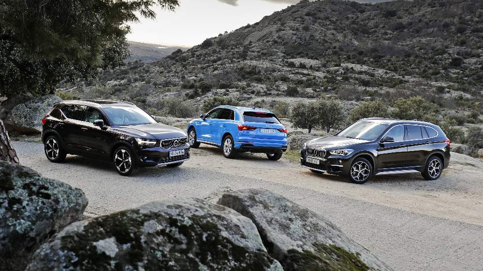 Audi Q3, BMW X1 y Volvo XC40: ¿qué SUV premium de gasolina es mejor?