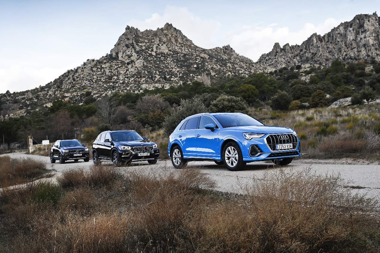 Comparativa SUV: Audi Q3, BMW X1 y Volvo XC40
