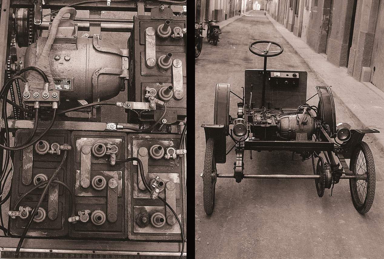 Los coches eléctricos de la España de posguerra