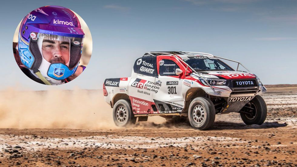 Fernando Alonso prueba el Toyota del Dakar. ¿Debutará en 2020?
