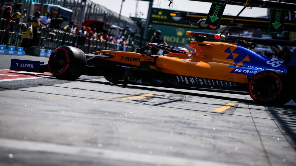 Carlos Sainz durante el pasado GP de Australia