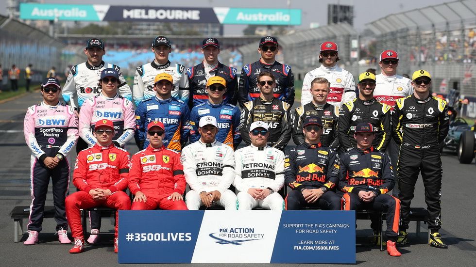 Los pilotos de la F1 2019