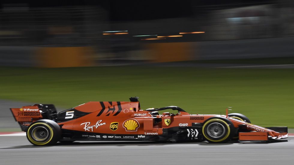 Sebastian Vettel en la FP2