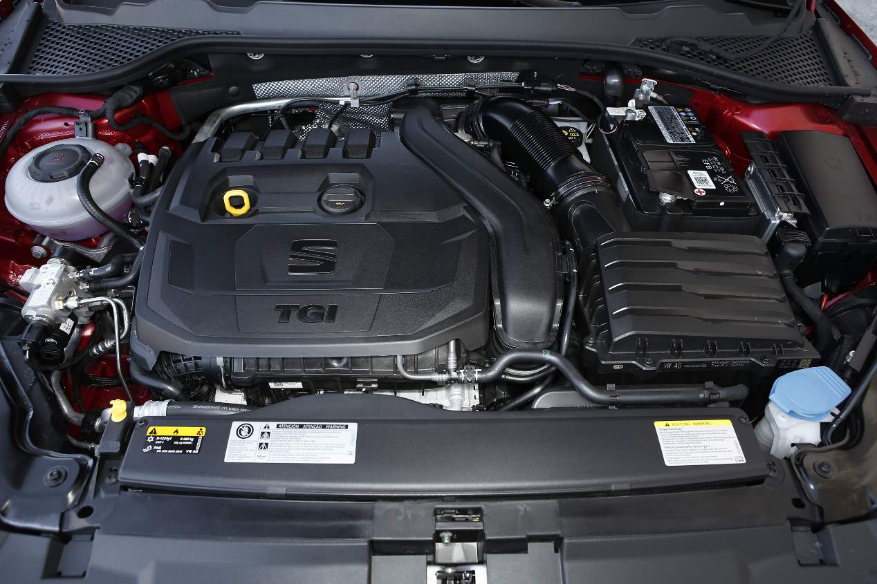 El Seat León 1.5 TGi Evo GNC 2019 de gas, en fotos