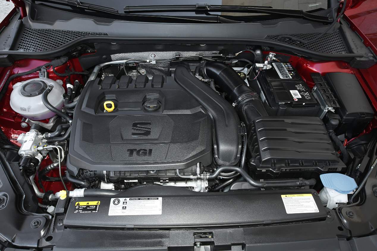 El Seat León 1.5 TGi Evo GNC 2019 de gas, en fotos