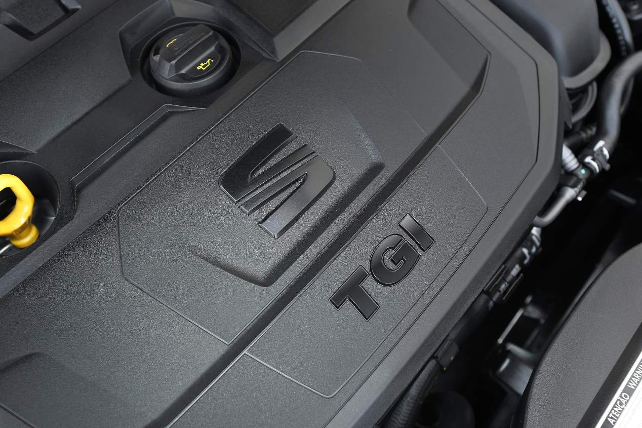 El Seat León 1.5 TGi Evo GNC 2019 de gas, en fotos