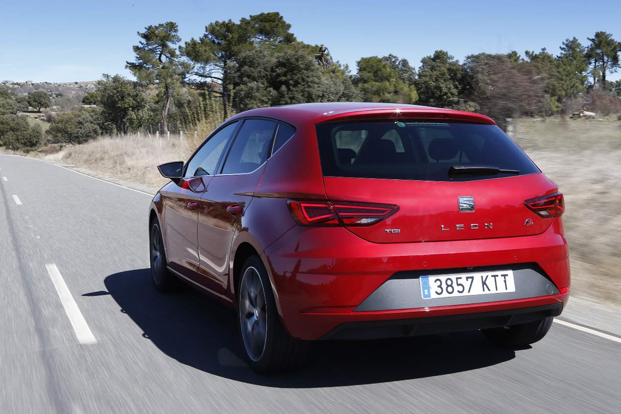 El Seat León 1.5 TGi Evo GNC 2019 de gas, en fotos