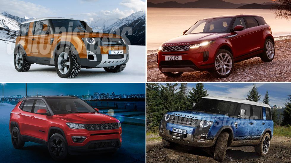 Todos los Jeep y Land Rover para 2019: Evoque, Defender, Renegade PHEV…