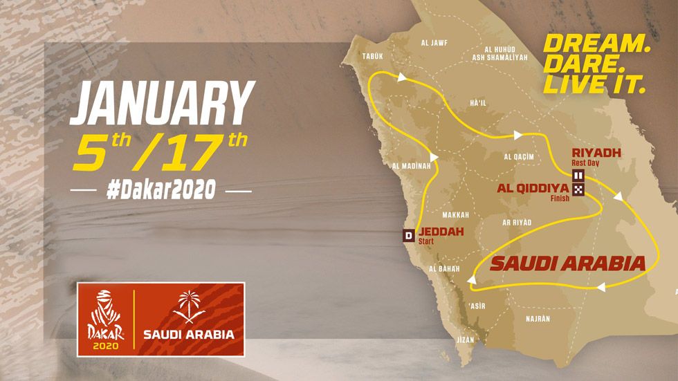 Dakar 2020: así será la nueva aventura en Arabia Saudí