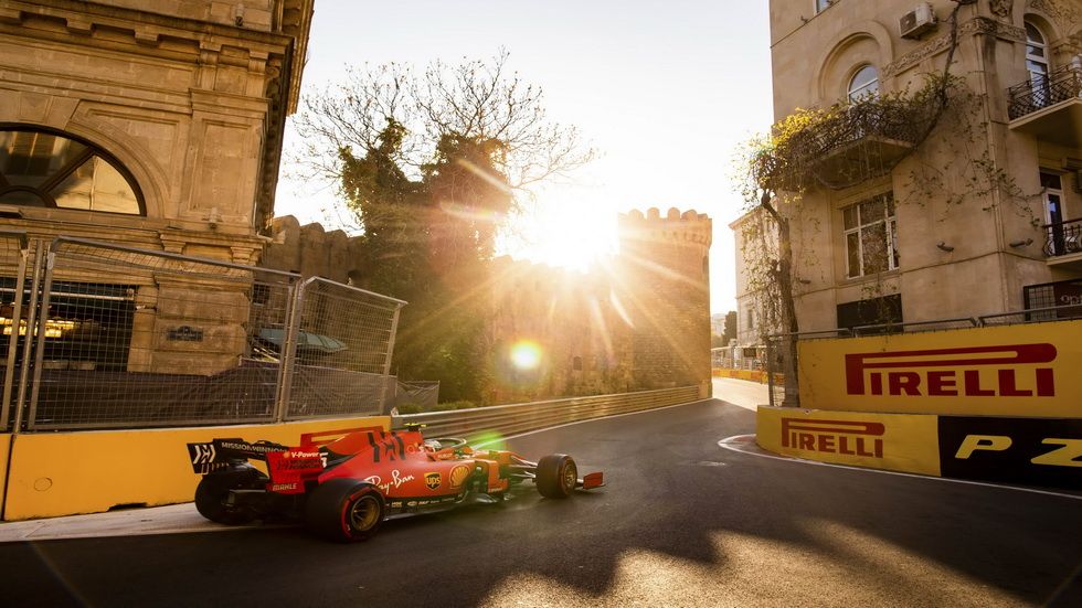 Charles Leclerc (FErrari) marcó el mejor tiempo