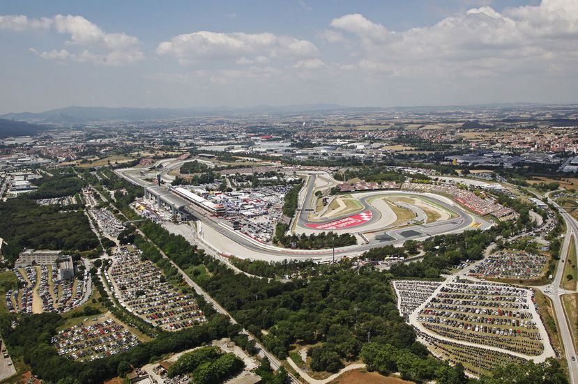 Vista aérea del Circuit de Barcelona-Catalunya