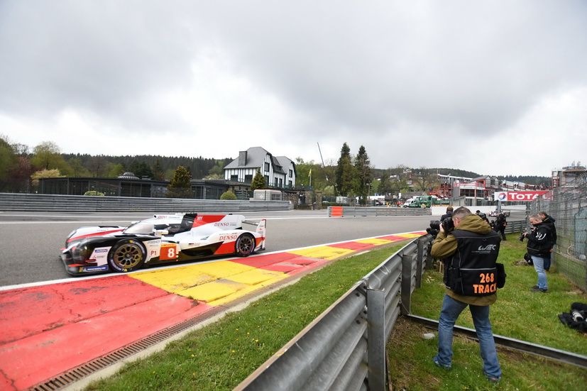 El Toyota #8 de Alonso, Buemi y Nakajima en Spa